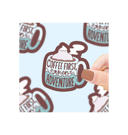 Turtle Soup Coffee First Vinyl Sticker