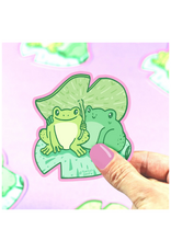 Turtle Soup Turtle's Soup - Frogs In Love Vinyl Sticker