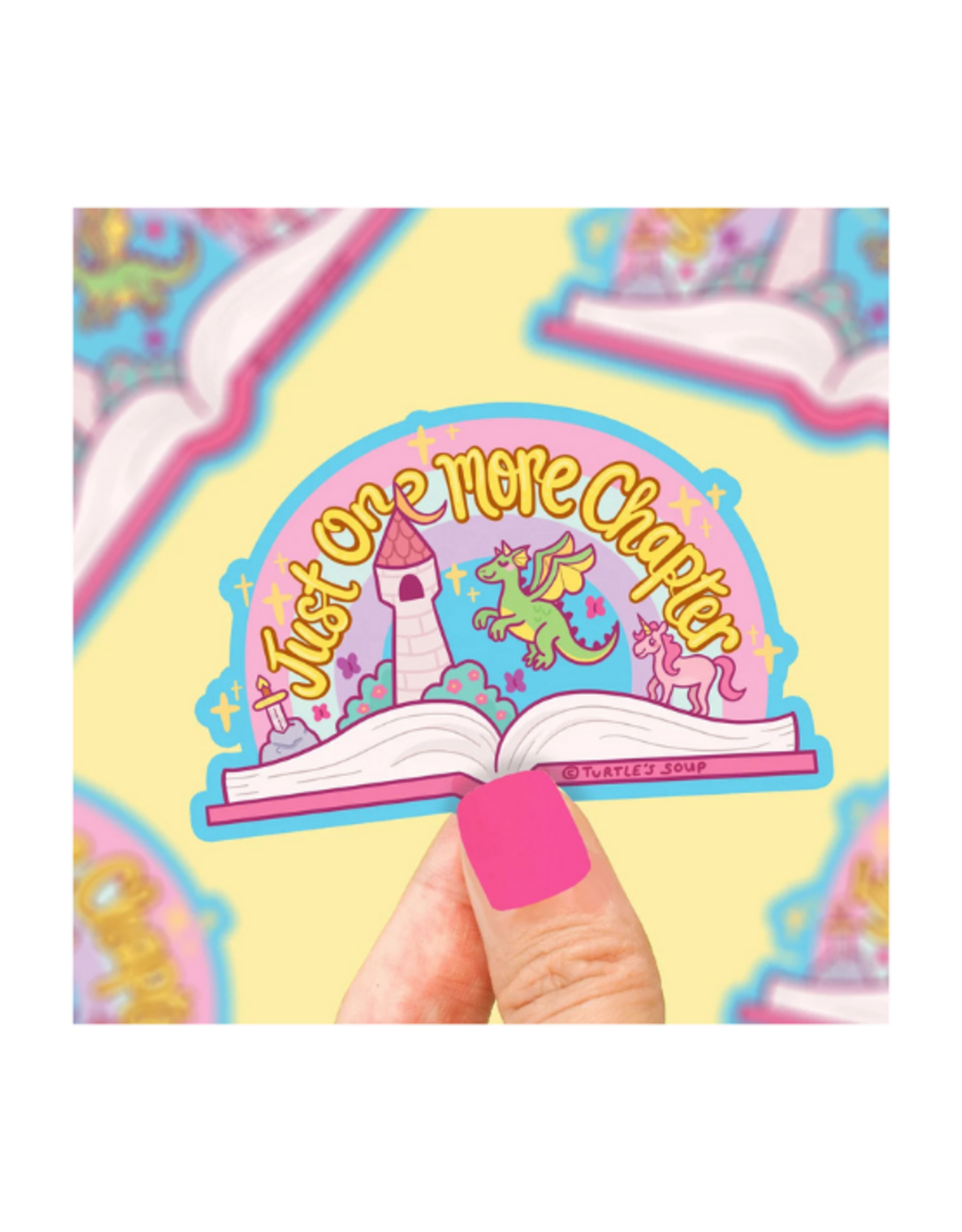 Turtle Soup Turtle's Soup - Just One More Chapter Vinyl Sticker