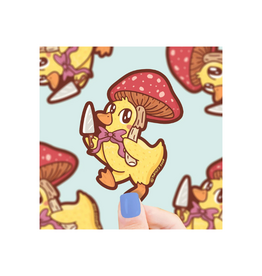 Turtle Soup Stabby Cottage Duck Vinyl Sticker