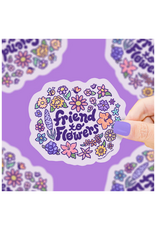 Turtle Soup Turtle's Soup - Friend to Flowers Vinyl Sticker