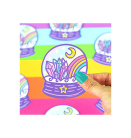 Turtle Soup Crystal Ball Holographic Sticker