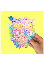 Turtle Soup Turtle's Soup - Large Holographic Mushroom Vinyl Sticker