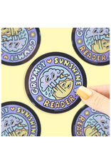 Turtle Soup Turtle's Soup - Grumpy and Sunshine Reader Sparkly Vinyl Sticker