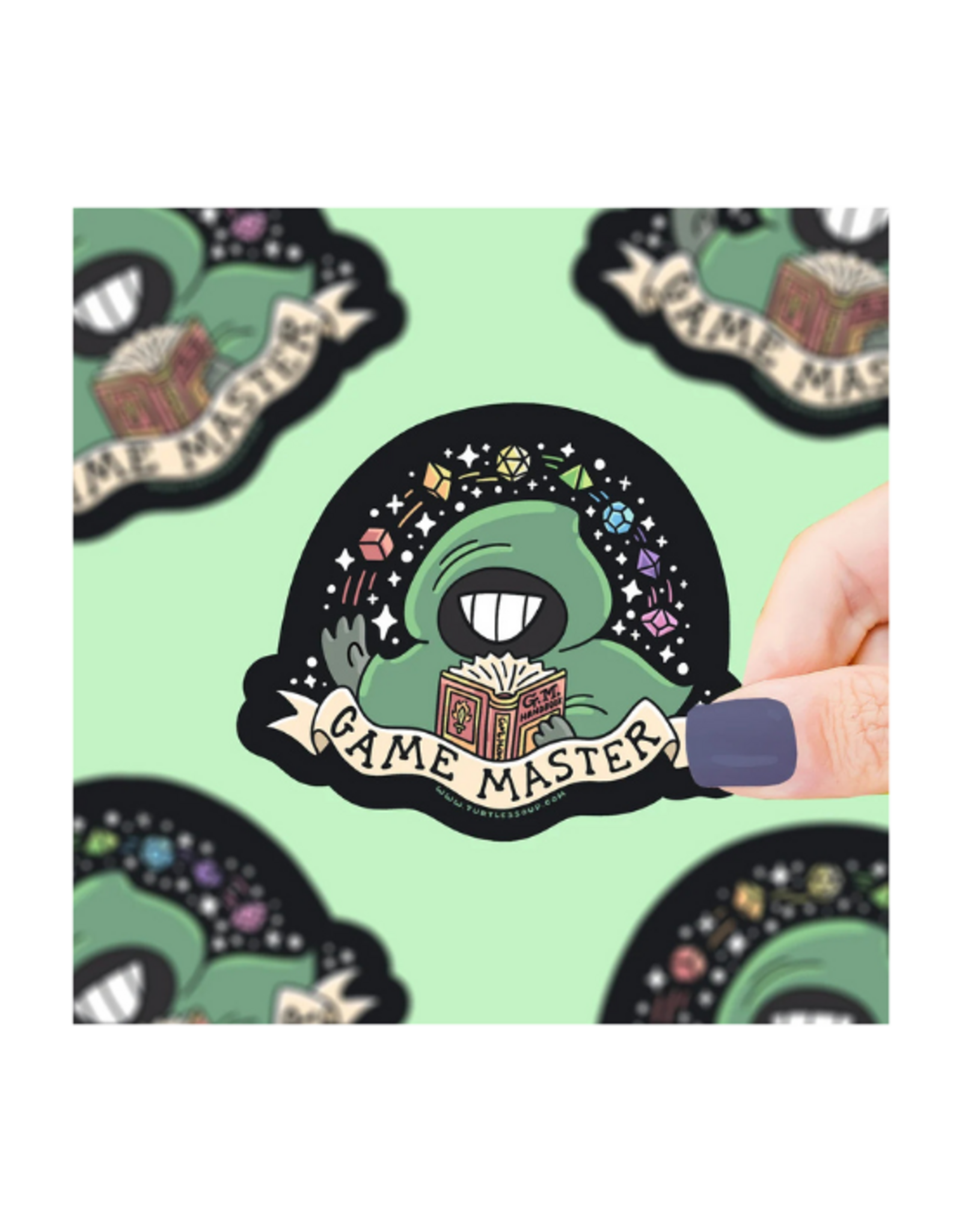 Turtle Soup Turtle's Soup - Game Master Mage Casting DIce Vinyl Sticker