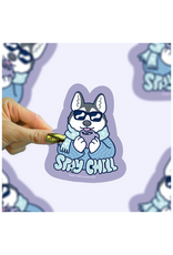 Turtle Soup Turtle's Soup - Stay Chill Winter Husky Dog Vinyl Sticker