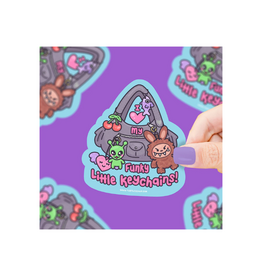 Turtle Soup I Heart My Funky Keychains Vinyl Sticker