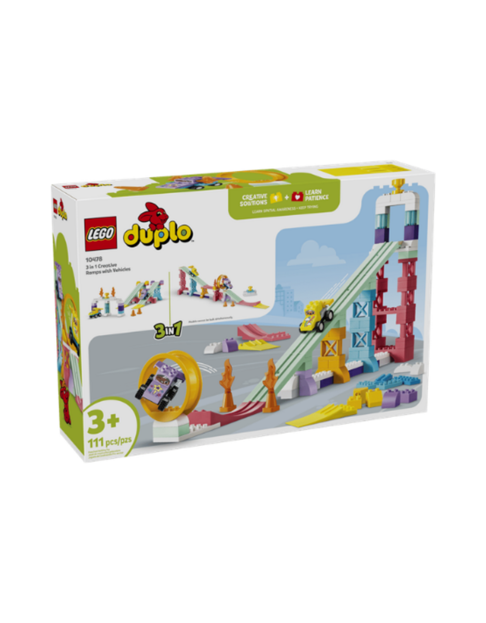 Lego Lego - Duplo - 10478 - 3 in 1 Creative Ramps with Vehicles