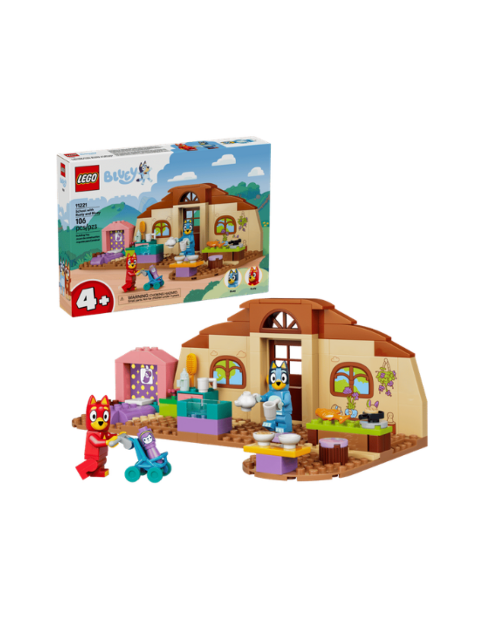 Lego Lego - Bluey - 11221 - School with Rusty and Bluey