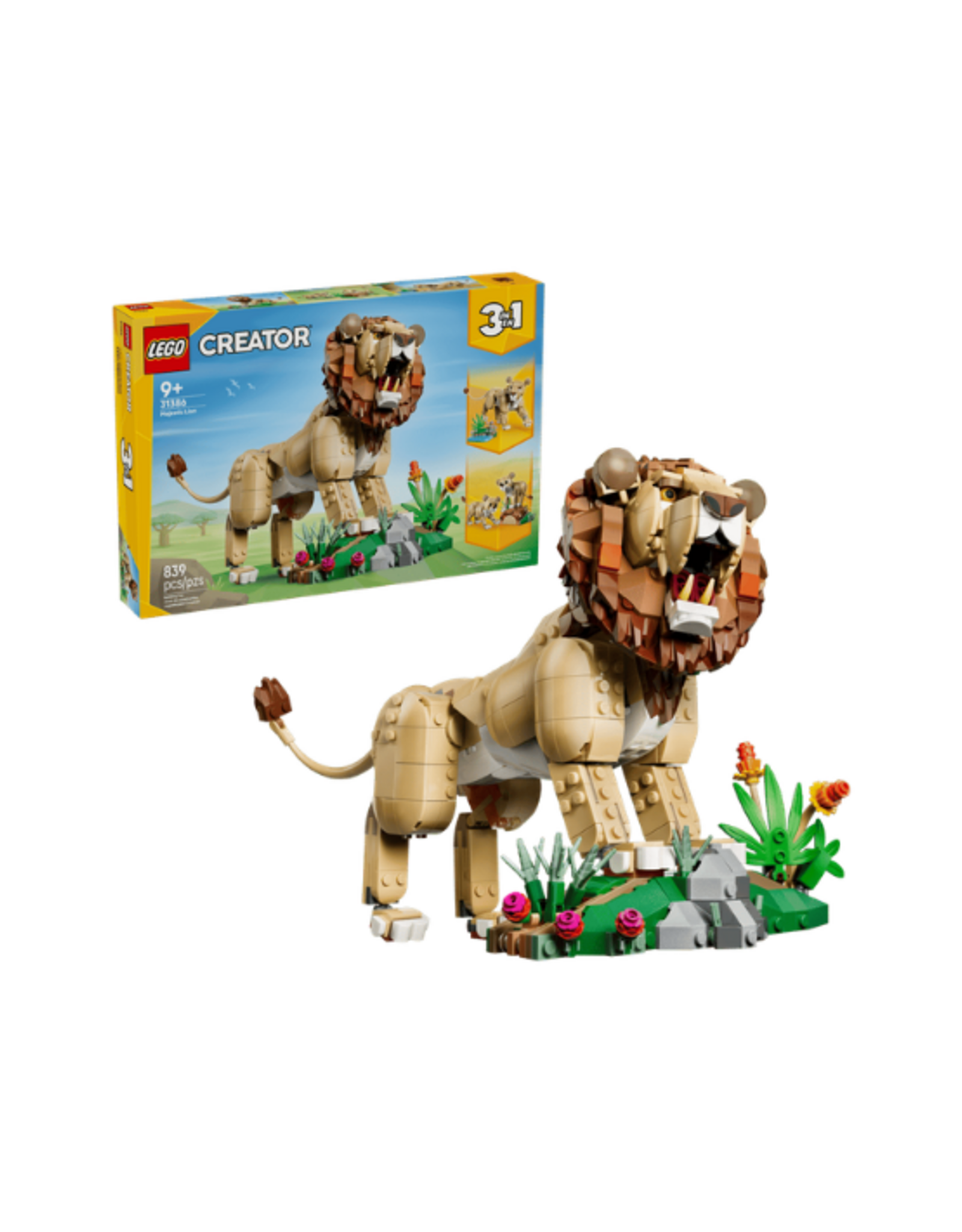 Lego Lego - Creator 3in1 - 31386 - Wild Animals: Majestic Lion
