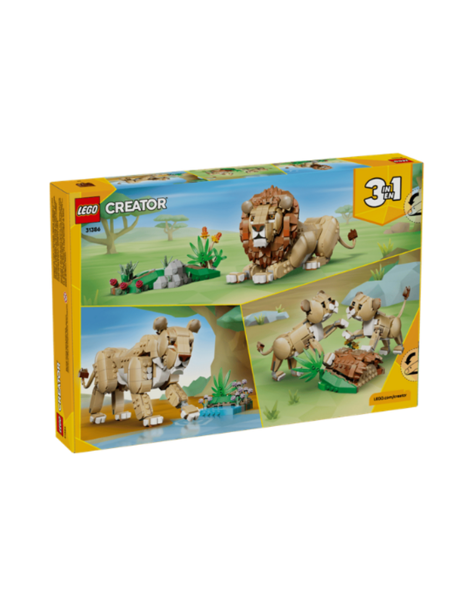 Lego Lego - Creator 3in1 - 31386 - Wild Animals: Majestic Lion
