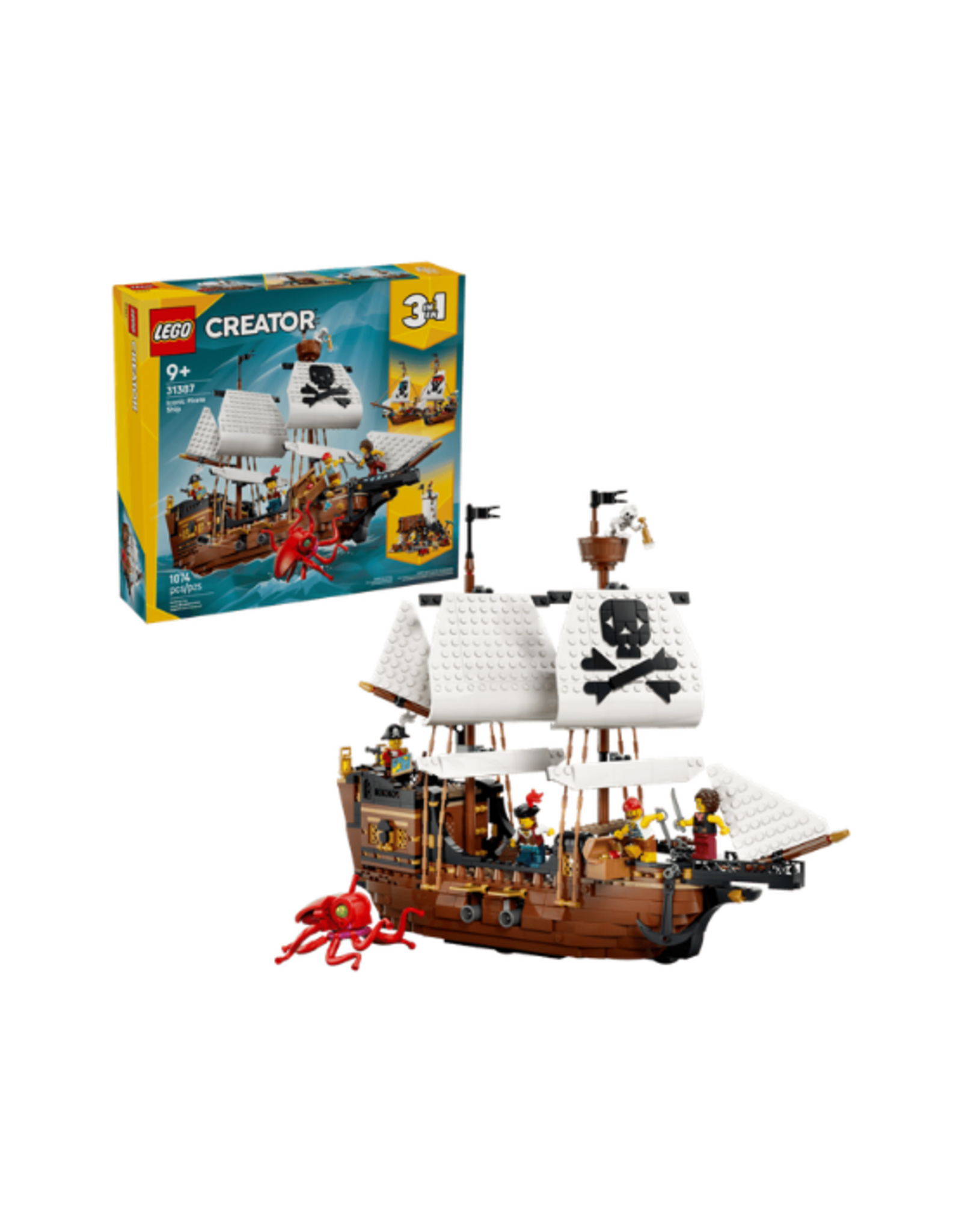 Lego Lego - Creator 3in1 - 31387 - Iconic Pirate Ship
