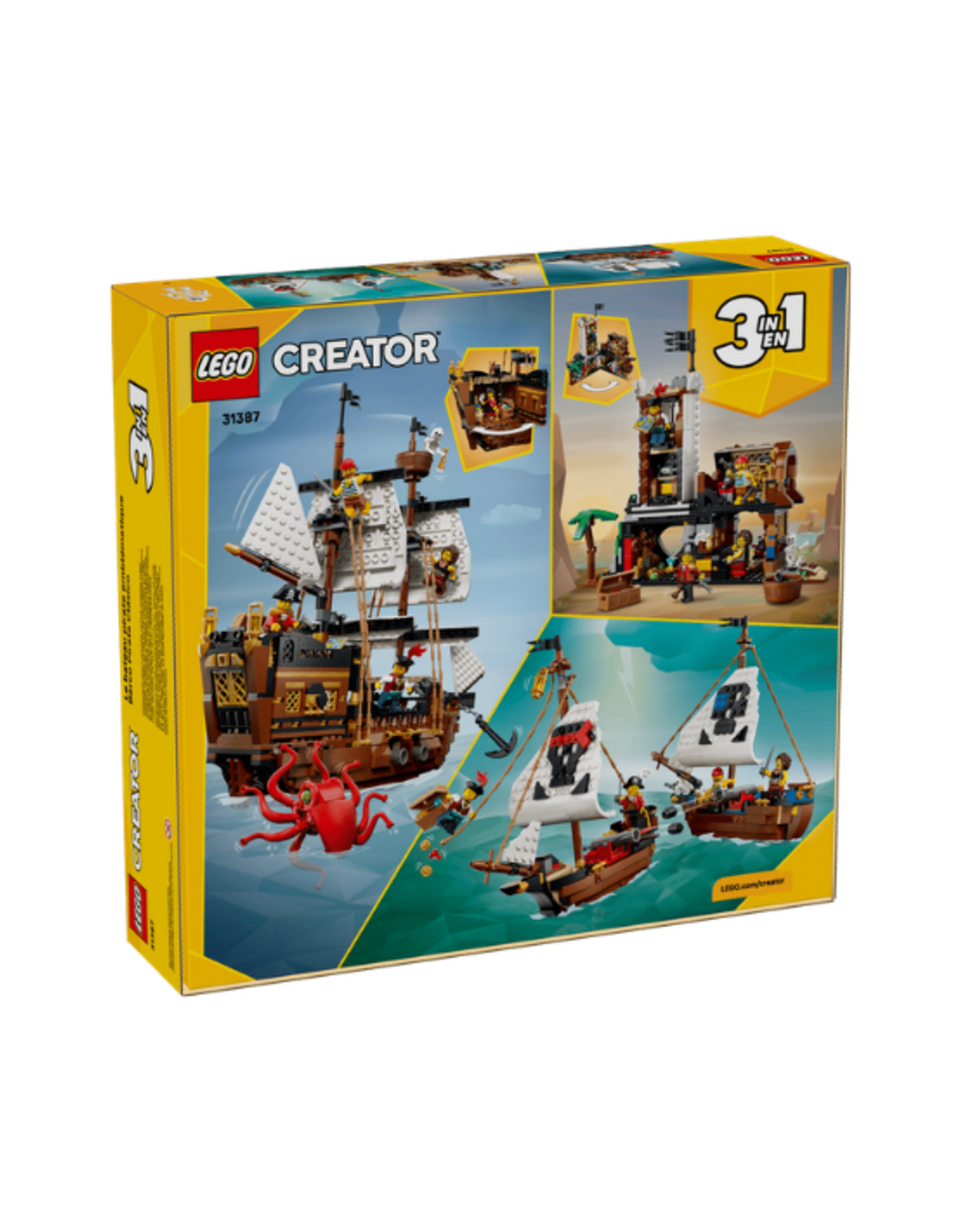 Lego Lego - Creator 3in1 - 31387 - Iconic Pirate Ship