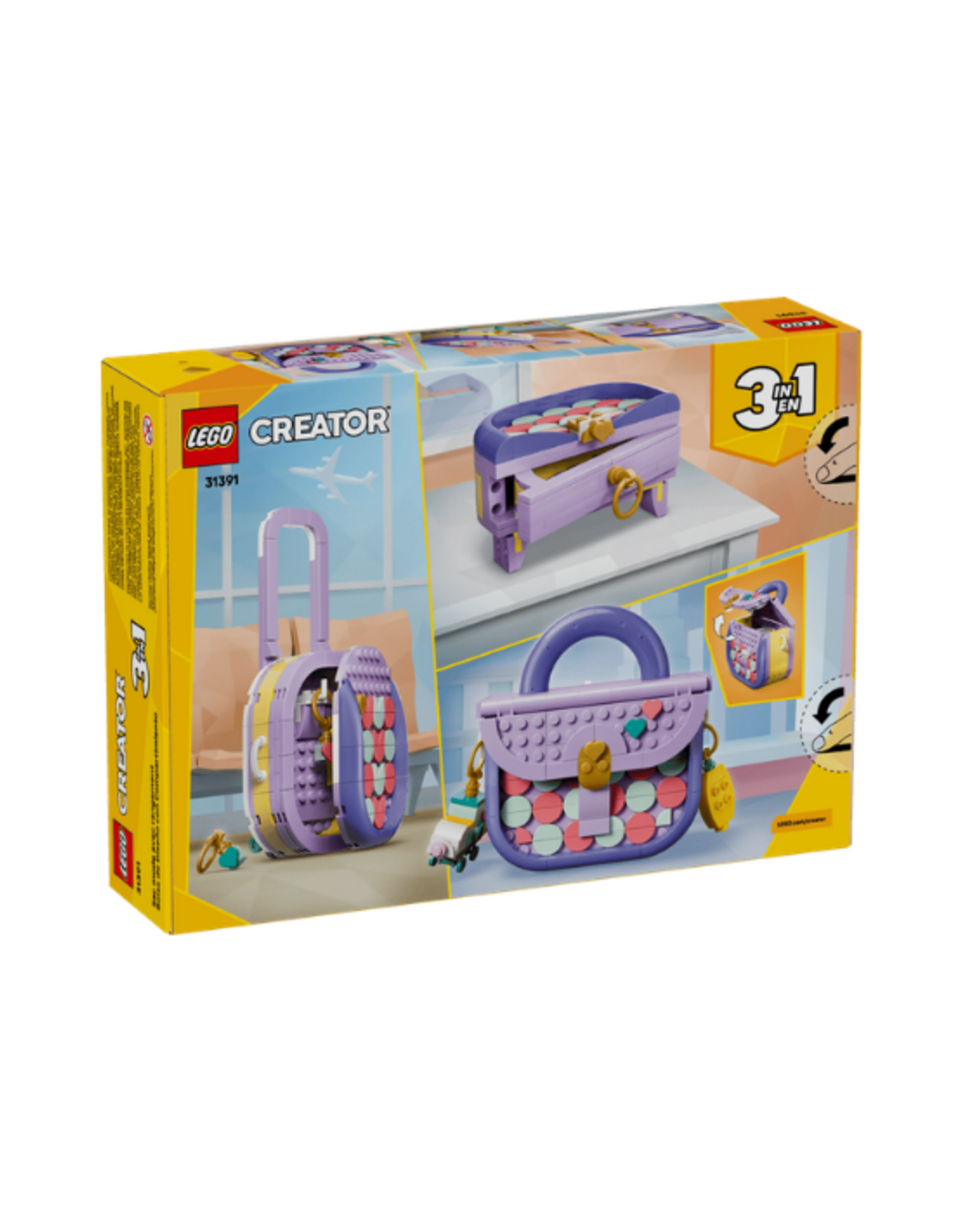 Lego Lego - Creator 3in1 - 31391 - Art Fashion Bag with Storage