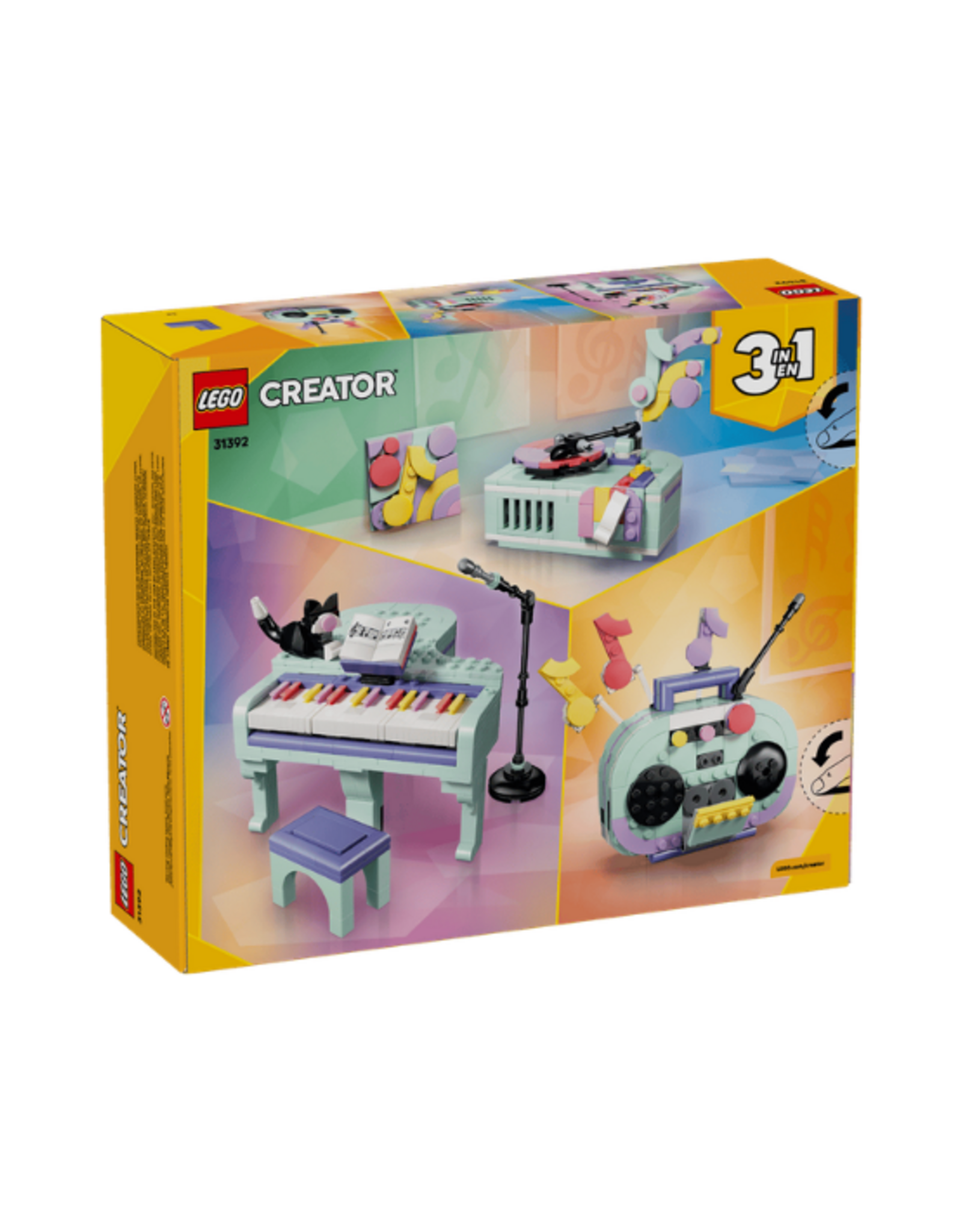 Lego Lego - Creator 3in1 - 31392 - Music Decor Piano with Cat