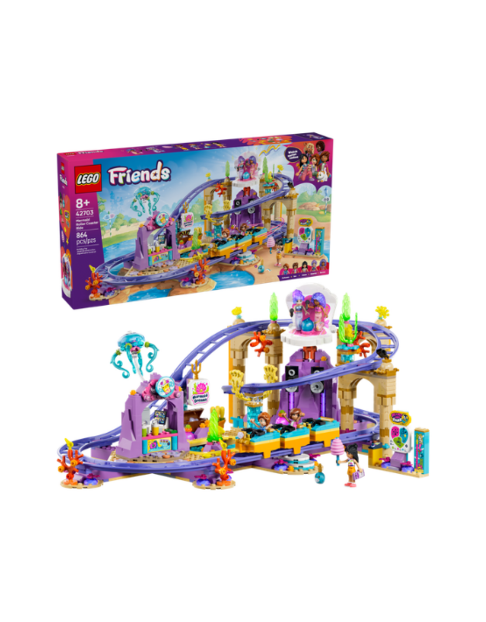 Lego Lego - Friends - 42703 - Mermaid Roller Coaster Ride
