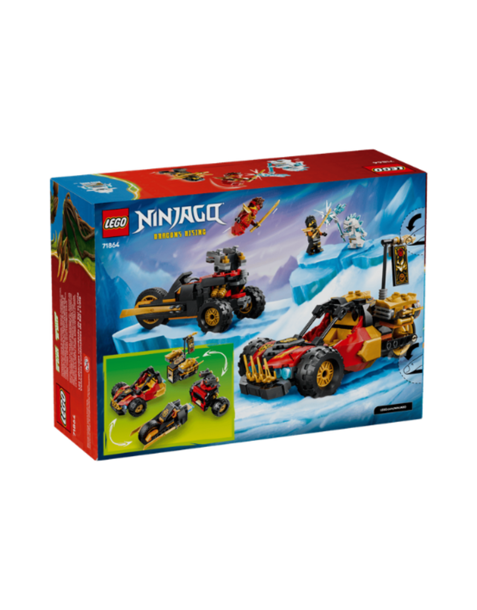 Lego Lego - Ninjago - 71864 - Kai and Cole's Combiner Vehicles