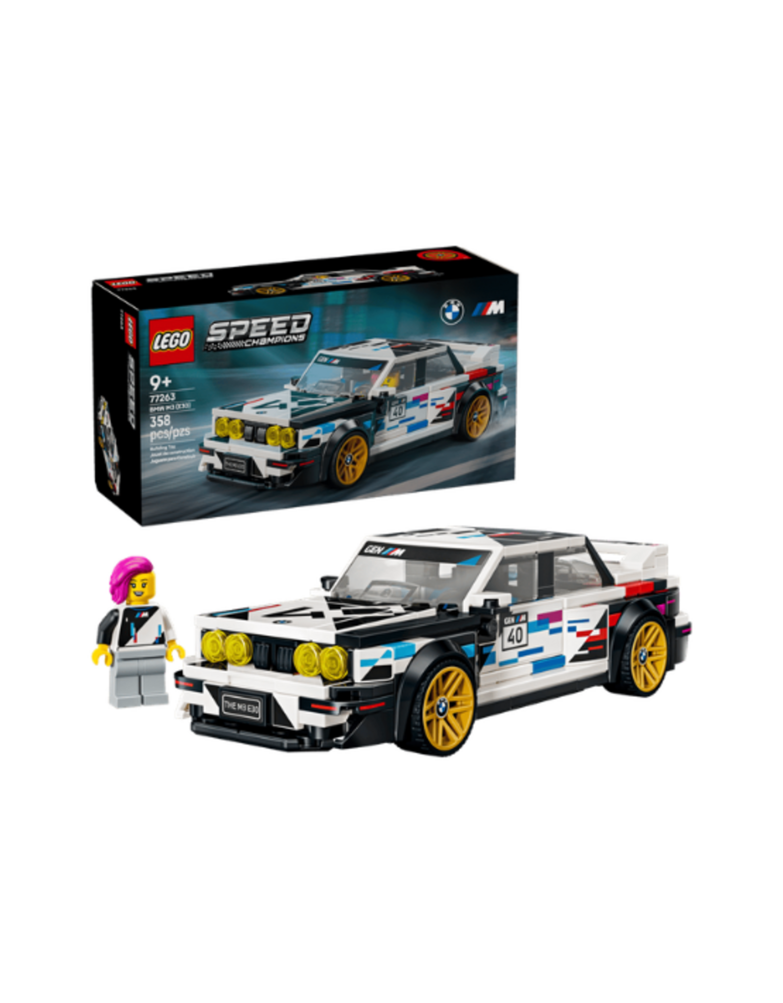Lego Lego - Speed Champions - 77263 - BMW M3 (E30)