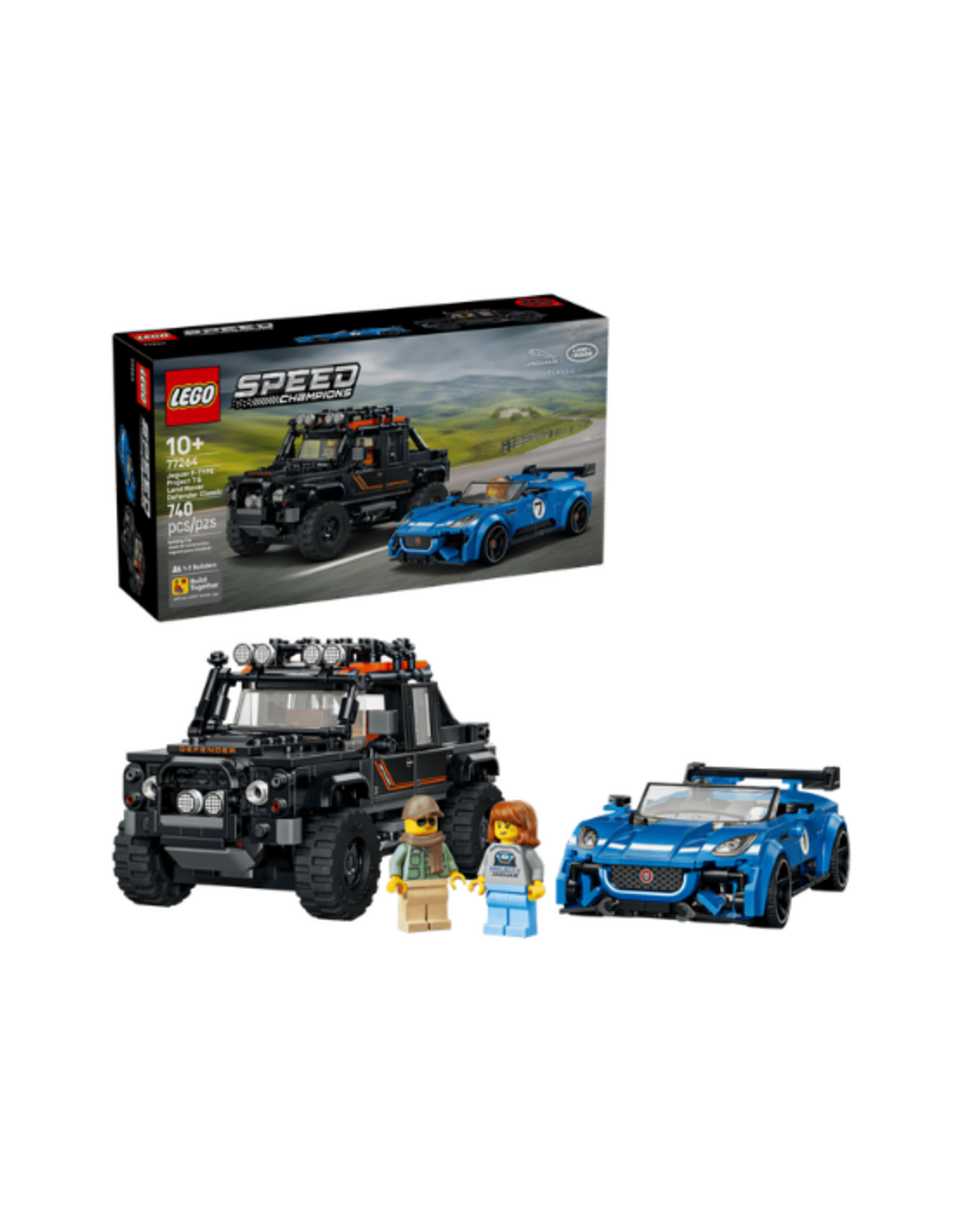 Lego Lego - Speed Champions - 77264 - Jaguar Project 7 & Land Rover Defender