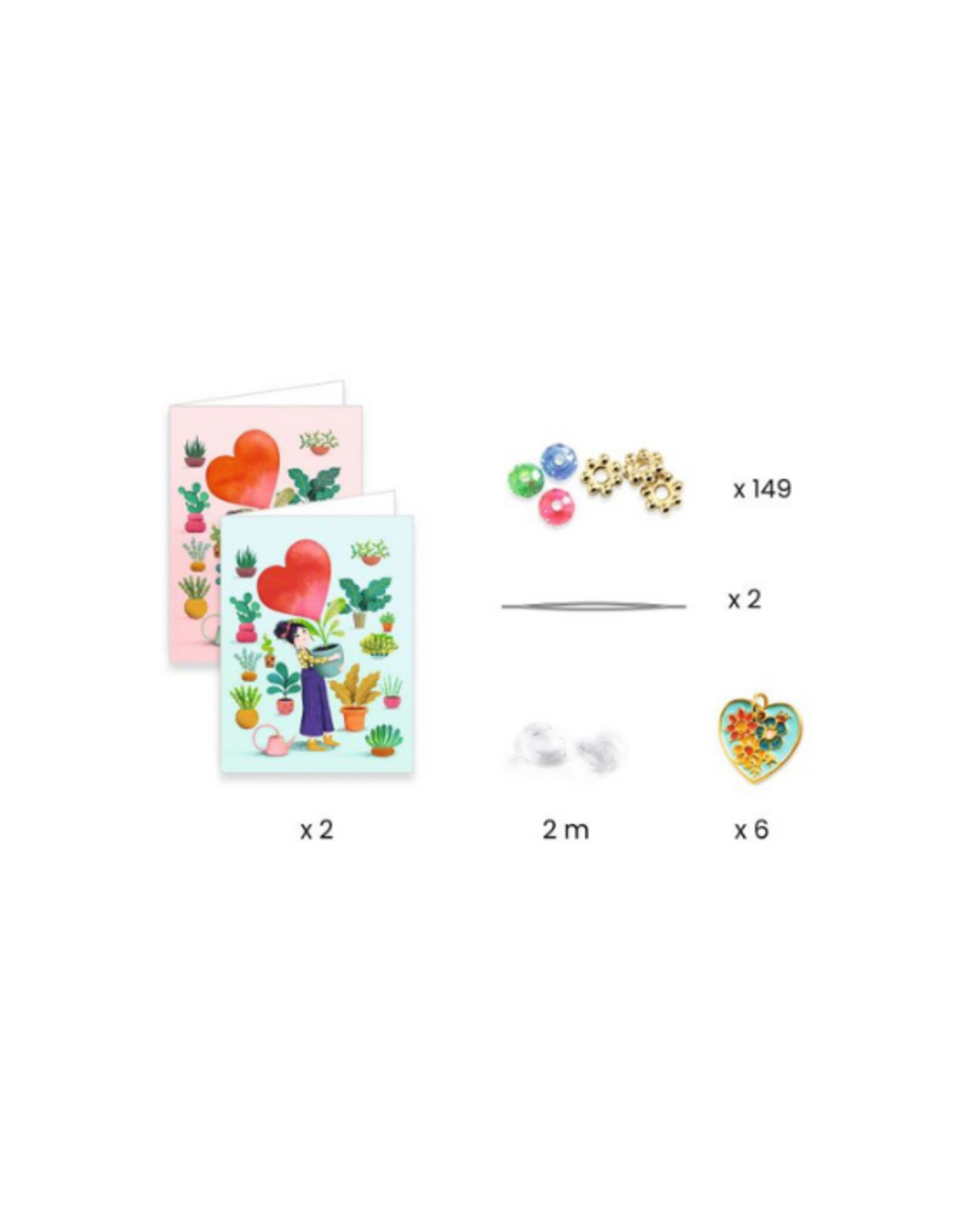 Djeco Djeco - You & Me Heart Threading