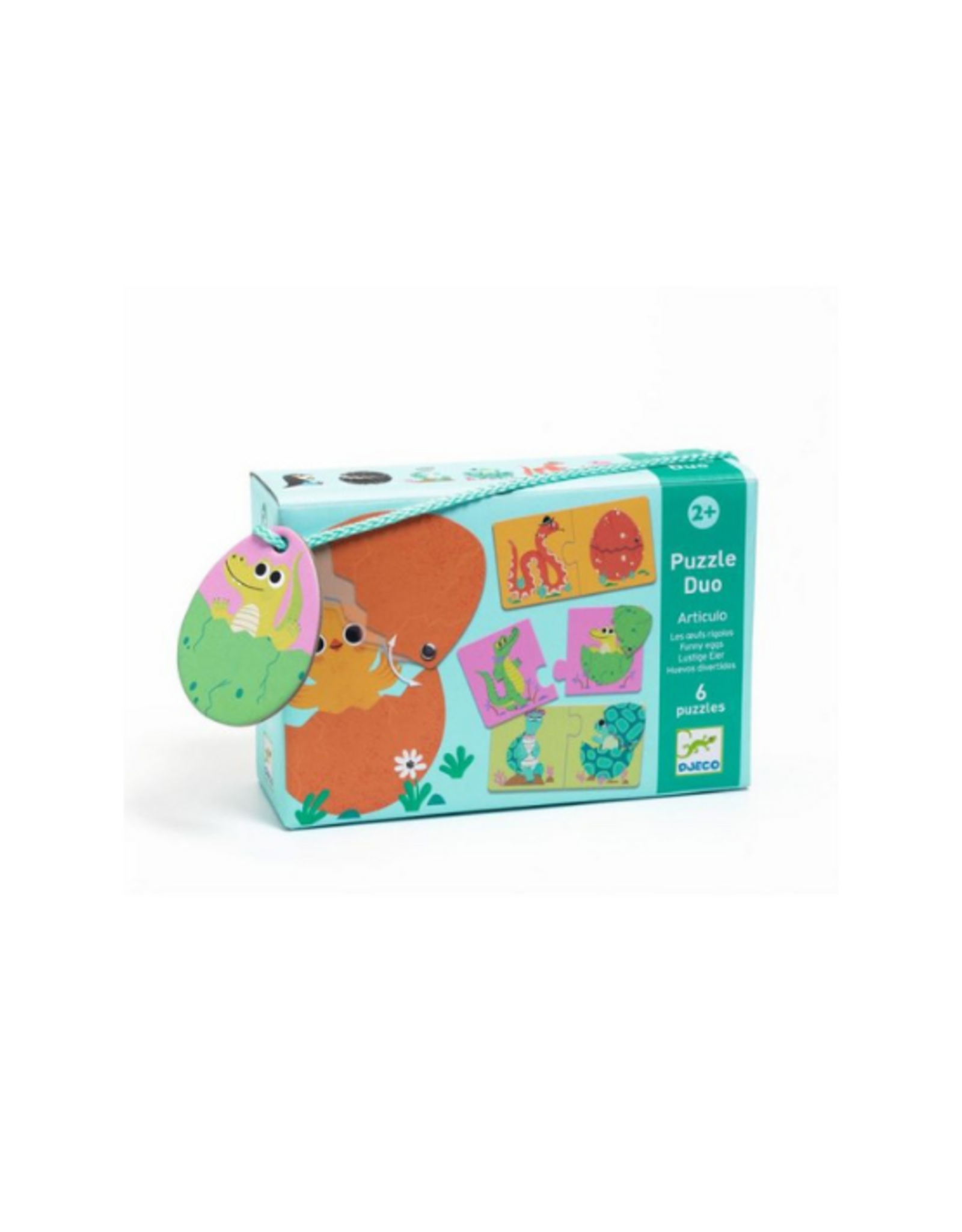 Djeco Djeco - Puzzle Duo / Articulo Funny Eggs