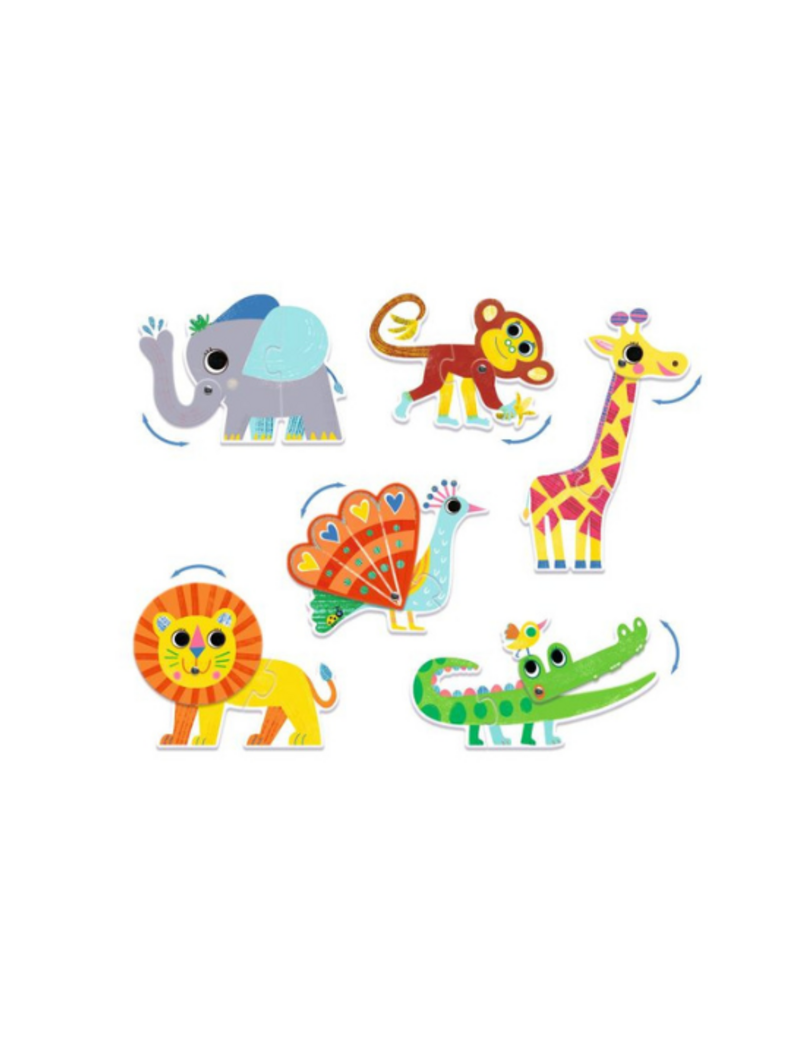 Djeco Djeco - Puzzle Duo/ Articulo Animals