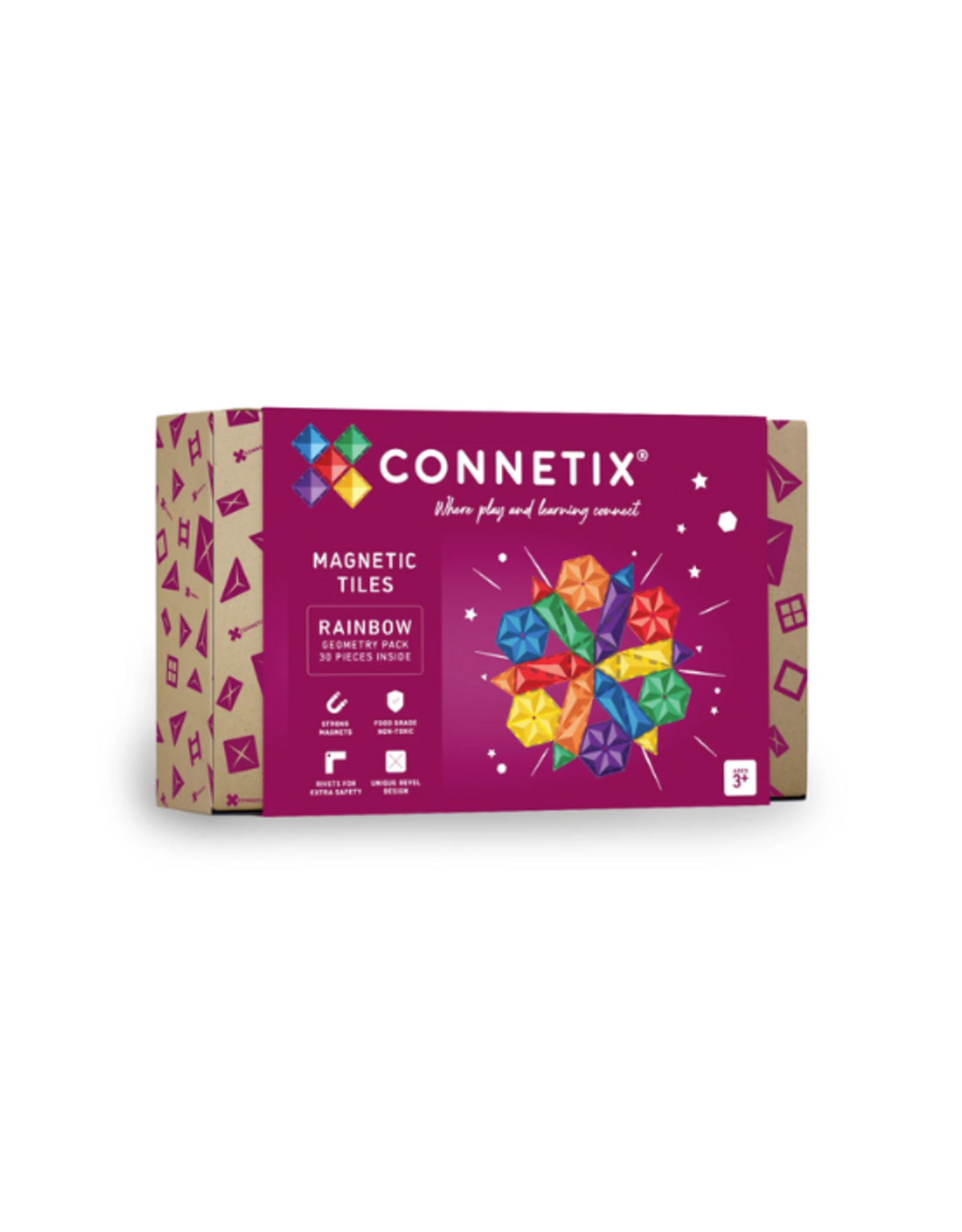 Connetix Connetix - Rainbow Geometry Pack 30 pc