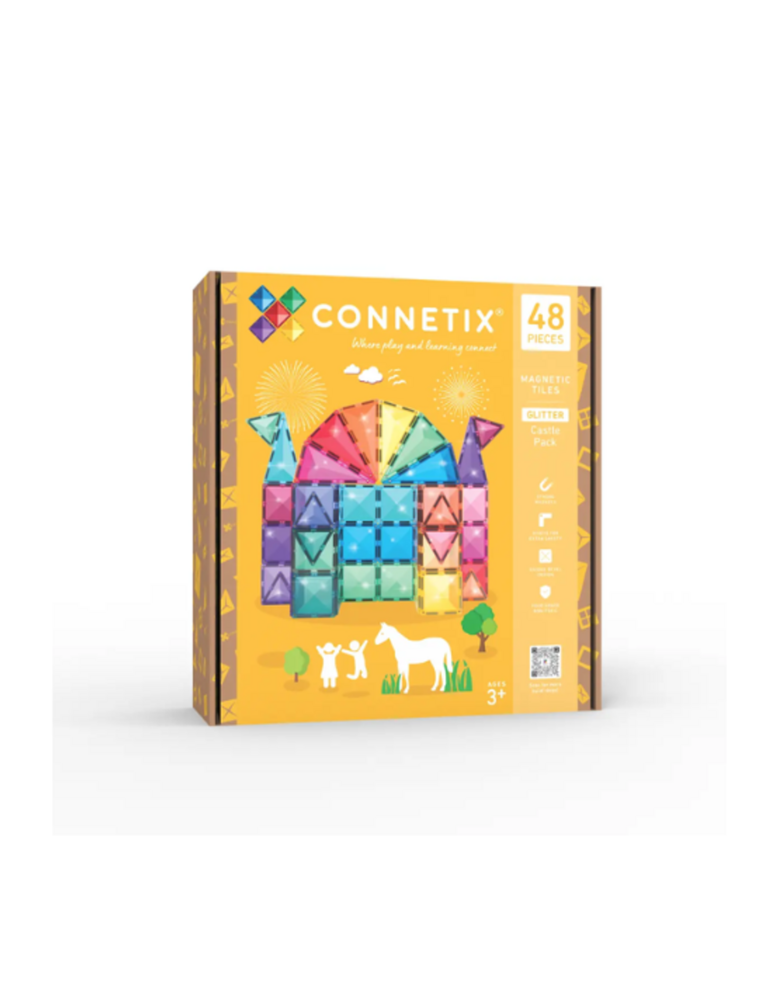 Connetix Connetix - Glitter Castle Pack 48 pc