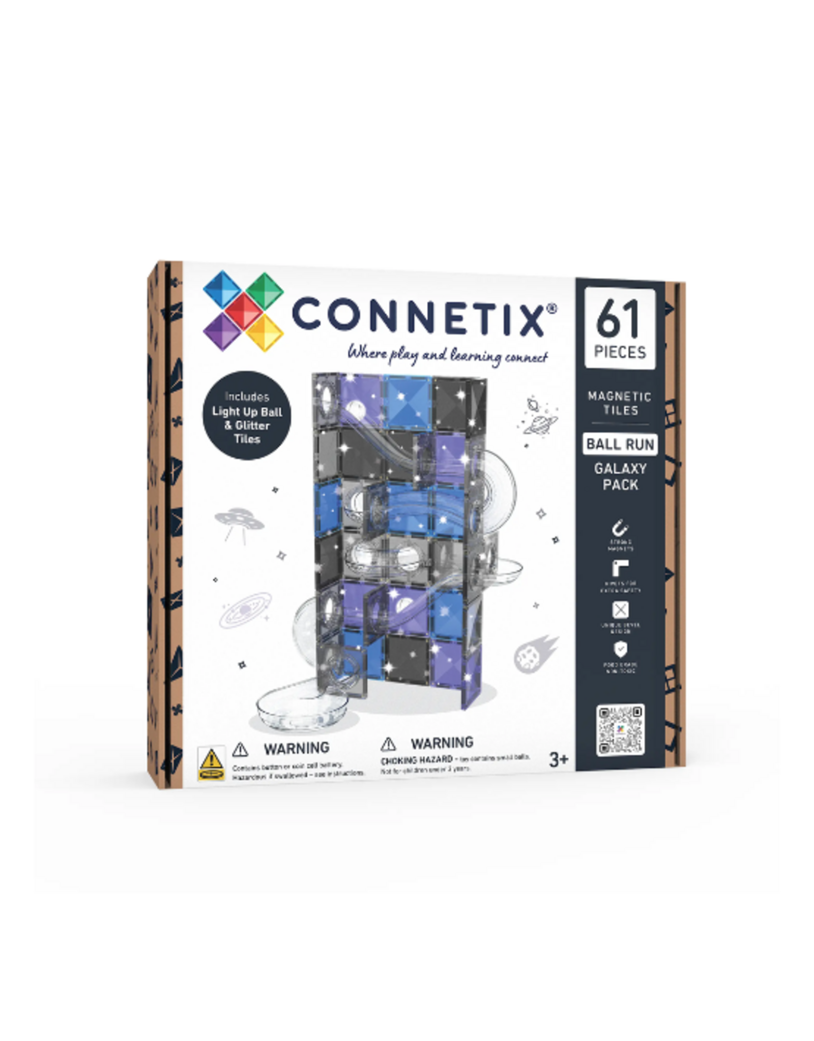 Connetix Connetix - Ball Run Galaxy Pack 61 pc