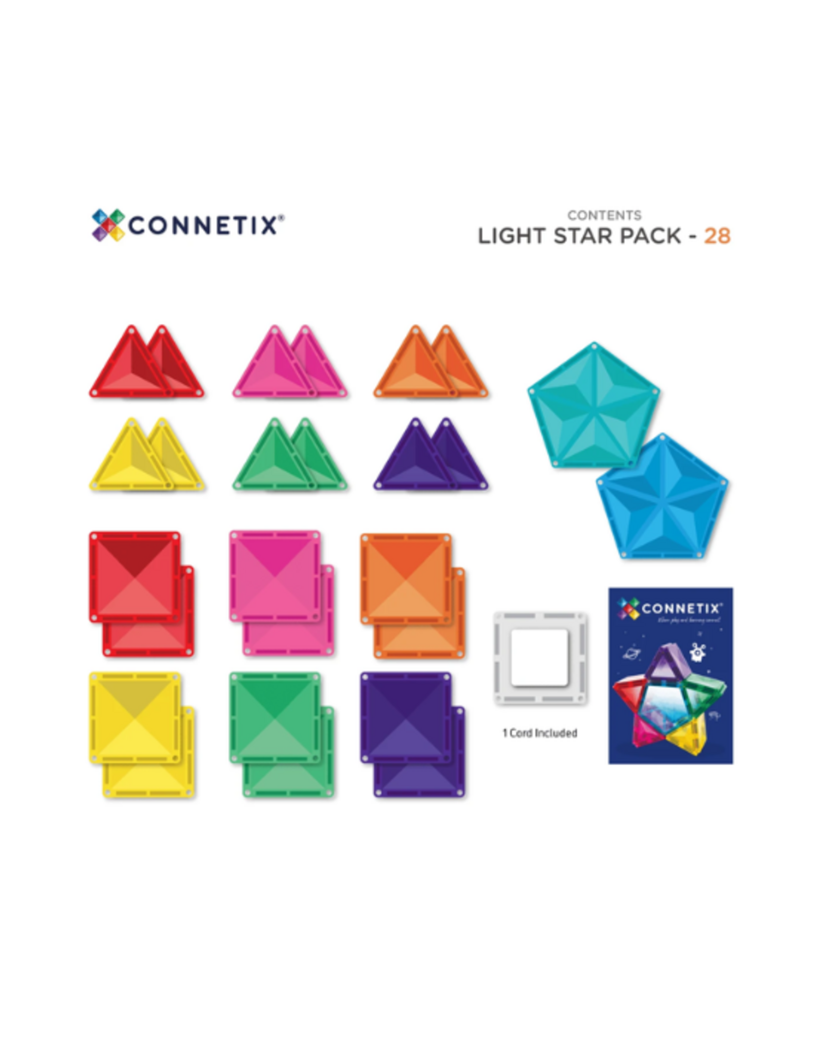 Connetix Connetix - Light Star Pack 28 pc
