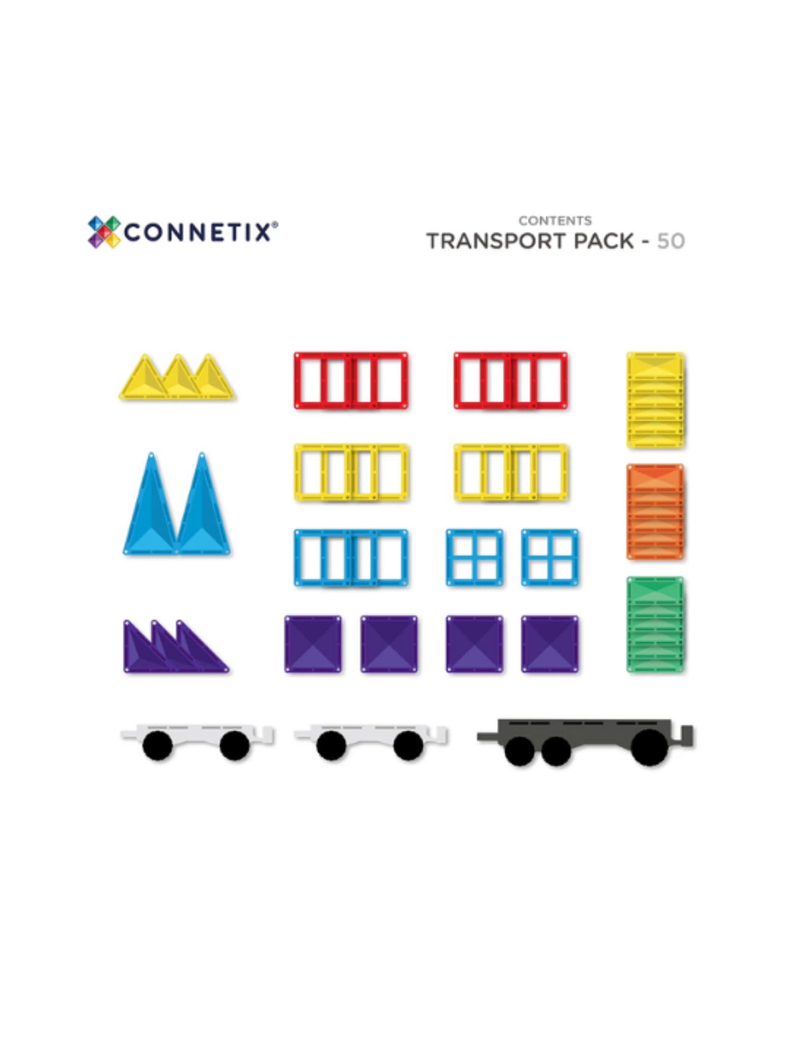 Connetix Connetix - Rainbow Transport Pack 50 pc