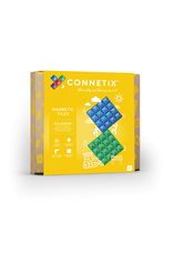 Connetix Connetix - Rainbow Blue & Green Base Plate 2 pc