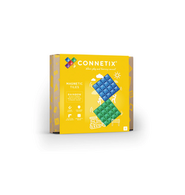 Connetix Connetix Rainbow Blue & Green Base Plate 2 pc