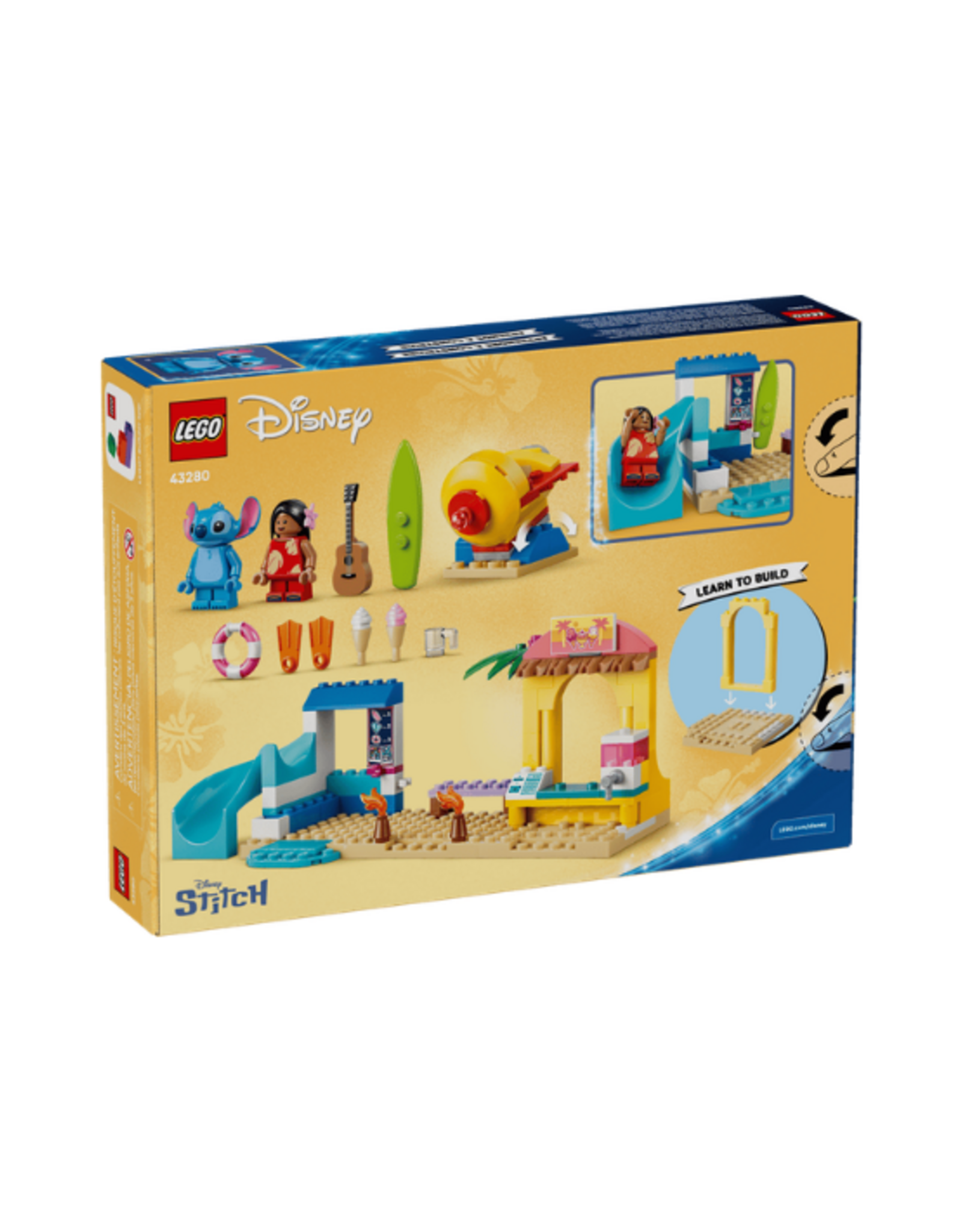 Lego Lego - Disney - 43280 - Beach Fun with Lilo & Stitch