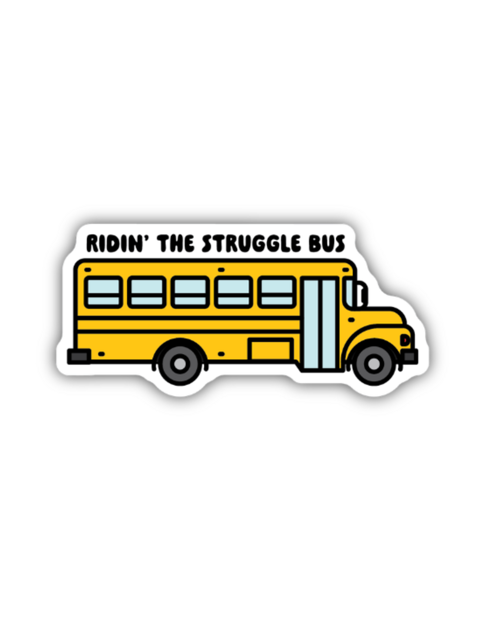 Stickers Northwest Inc. Stickers Northwest - Riding The Struggle Bus Sticker