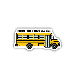 Stickers Northwest Inc. Stickers Northwest Riding The Struggle Bus Sticker