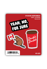 Stickers Northwest Inc. Stickers Northwest - Canada Mini Trio Stickers