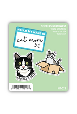 Stickers Northwest Inc. Stickers Northwest - Cat Mom Mini Trio Stickers