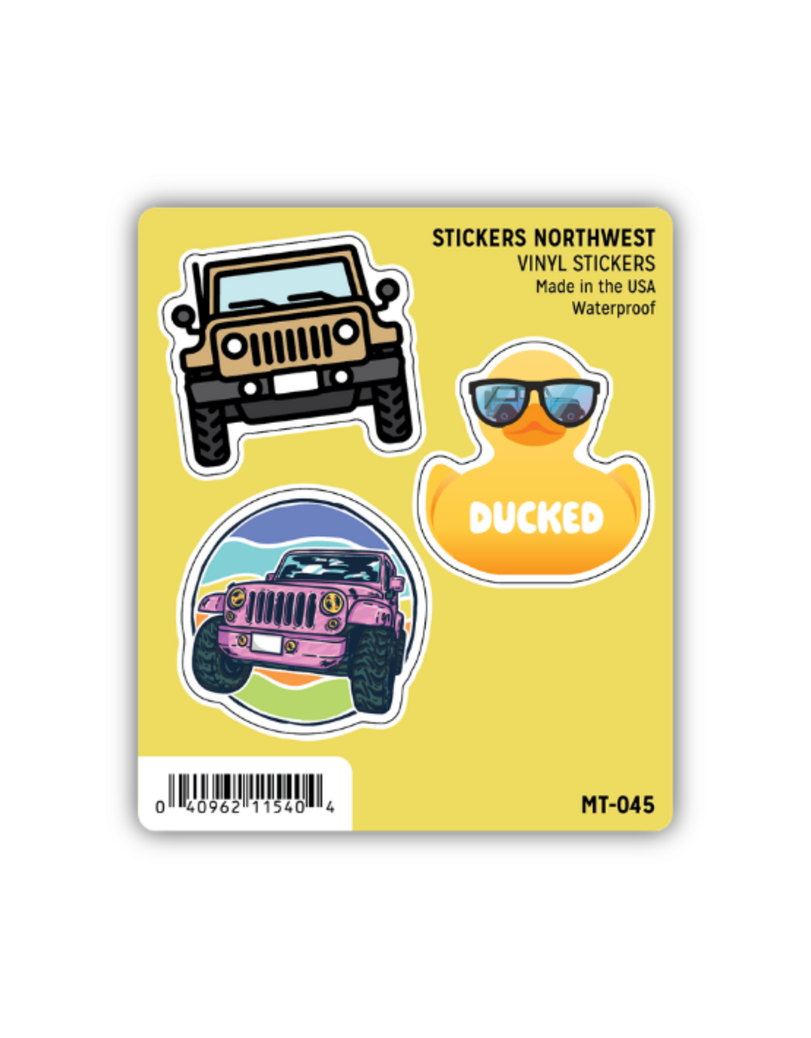 Stickers Northwest Inc. Stickers Northwest - Jeep Lover Mini Trio Stickers
