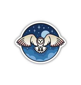 Stickers Northwest Inc. Stickers Northwest Barn Owl Circle Sticker