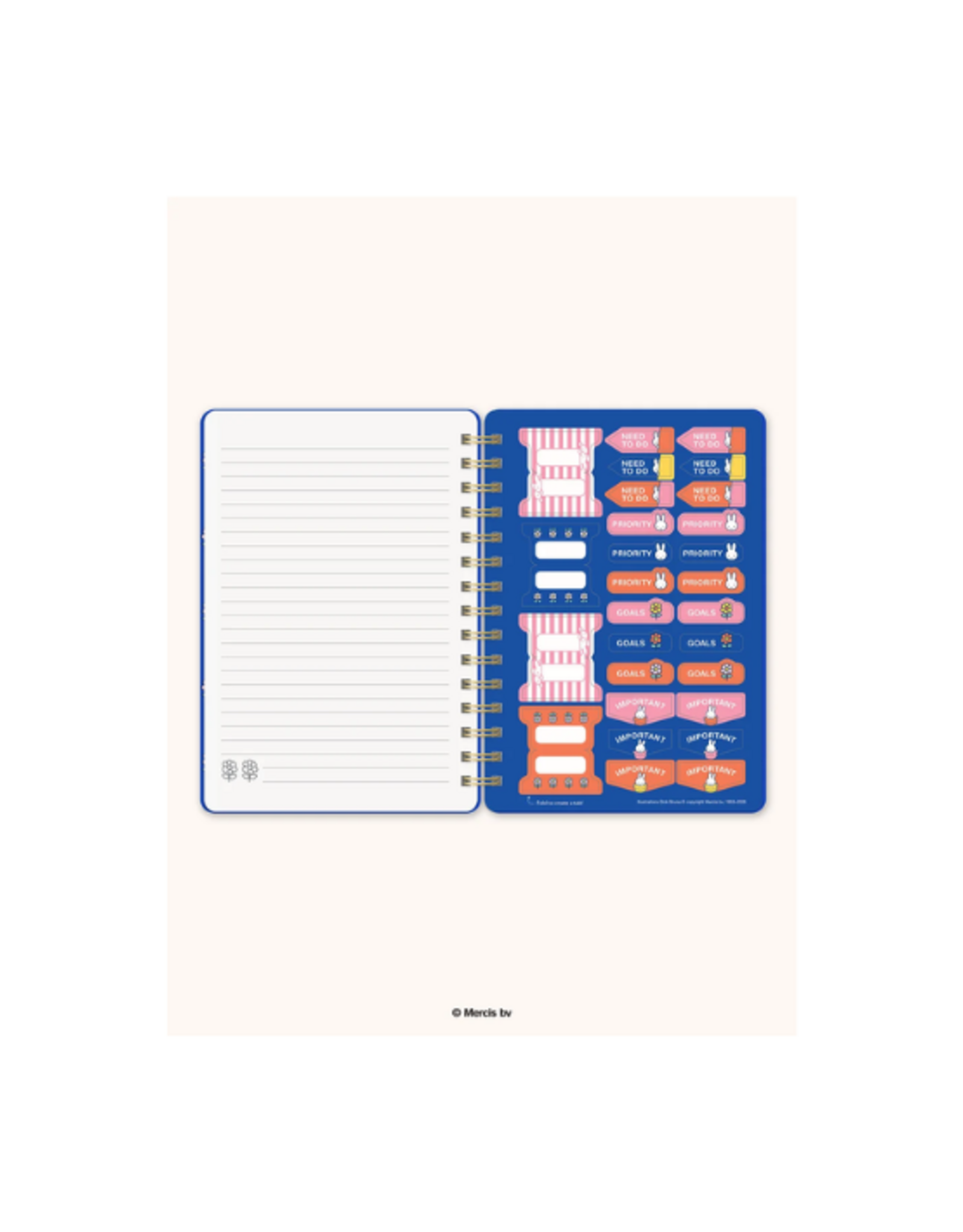 Studio Oh! Studio Oh! - Miffy Taking a Peek Notebook
