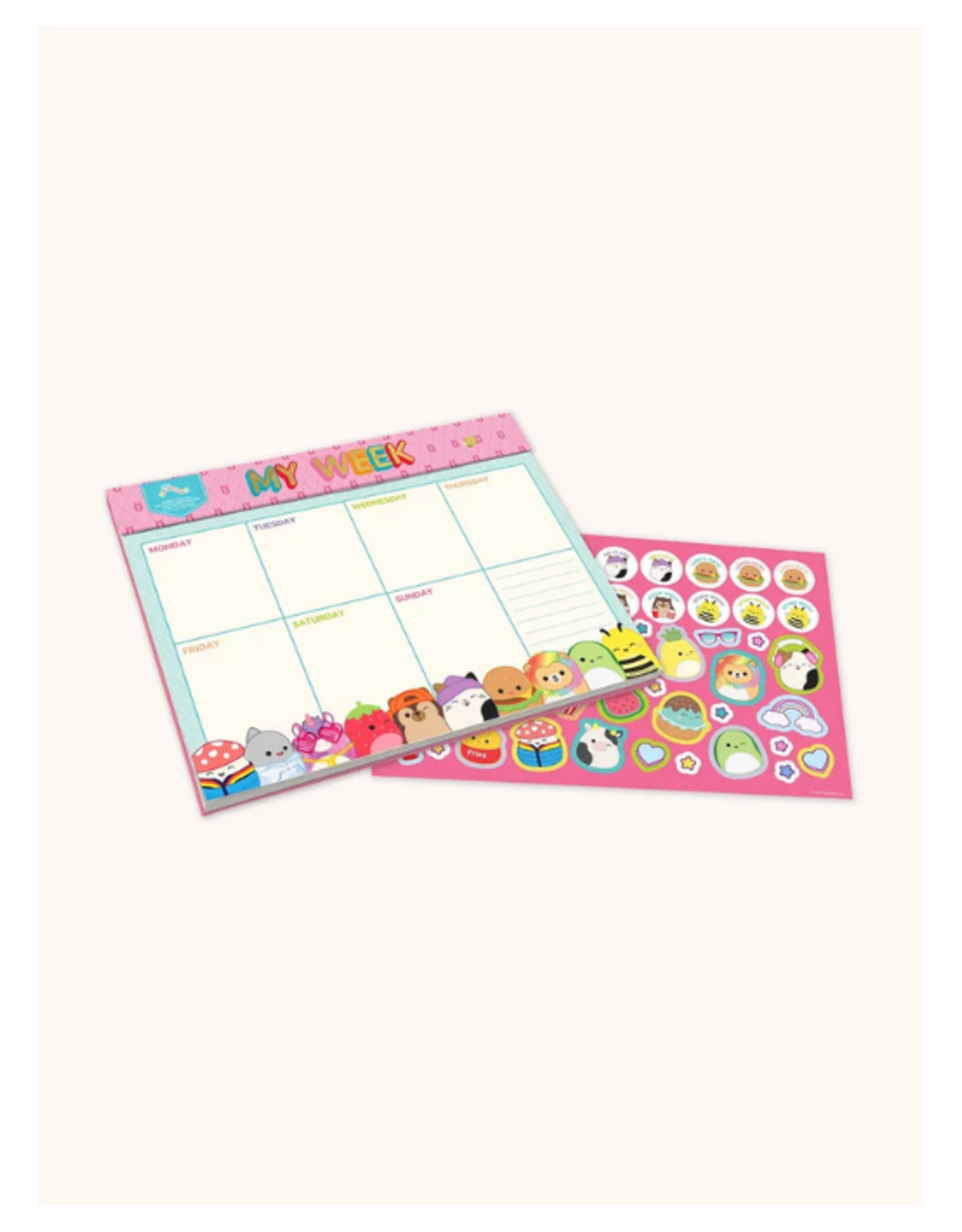 Studio Oh! Studio Oh! - Back-to-Campus Squad Weekly Desk Pad Squishmallows