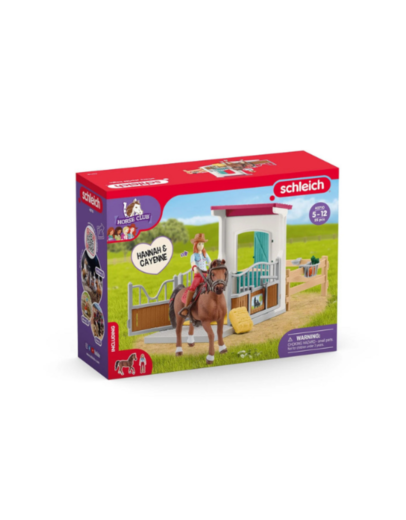 Schleich Schleich - Horse Club - 42710 - Horse Box with HORSE CLUB Hannah & Cayenne