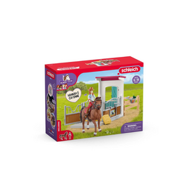 Schleich Schleich Horse Club 42710 Horse Box with HORSE CLUB Hannah & Cayenne