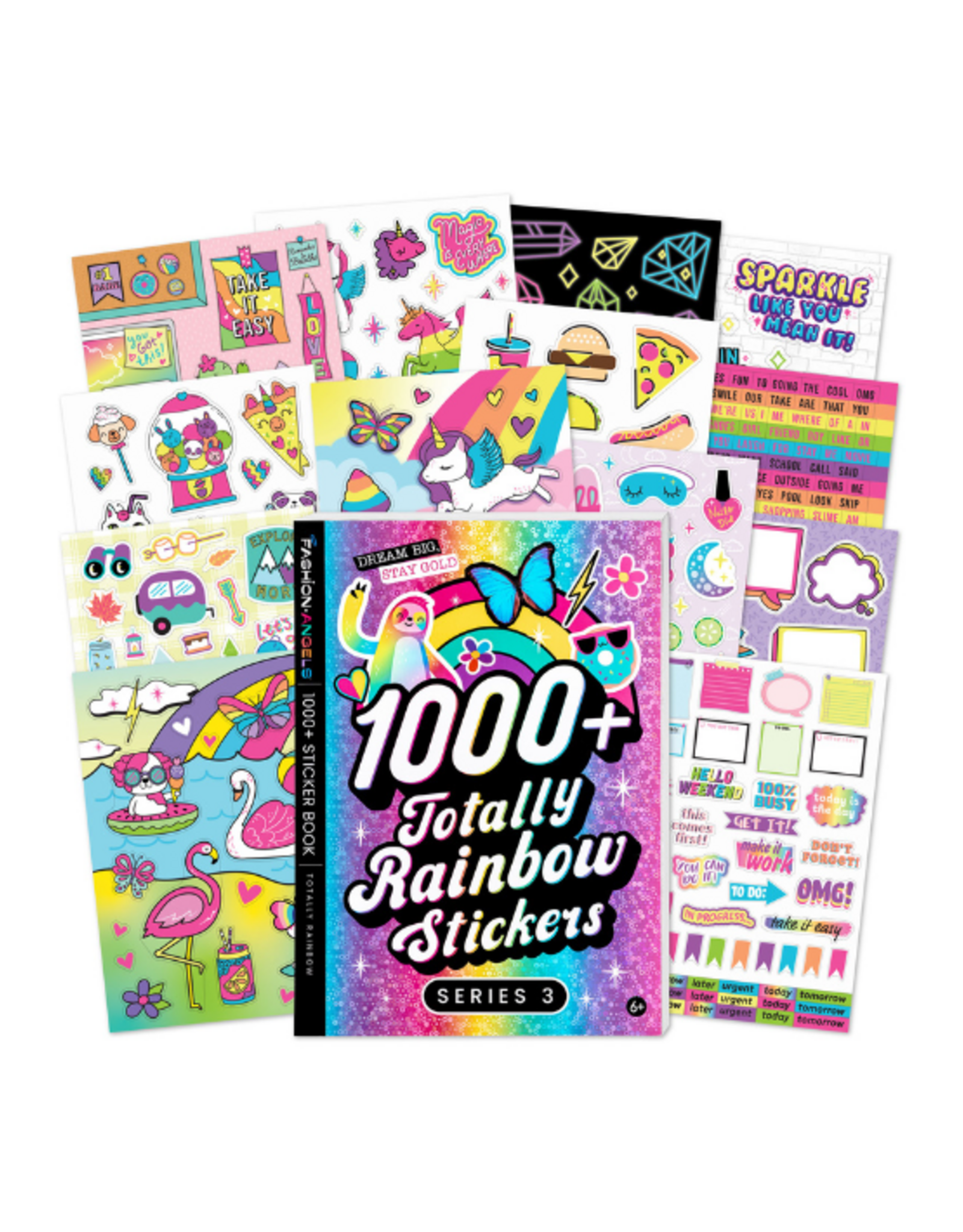 Fashion Angels - 1000+ Totally Rainbow Stickers