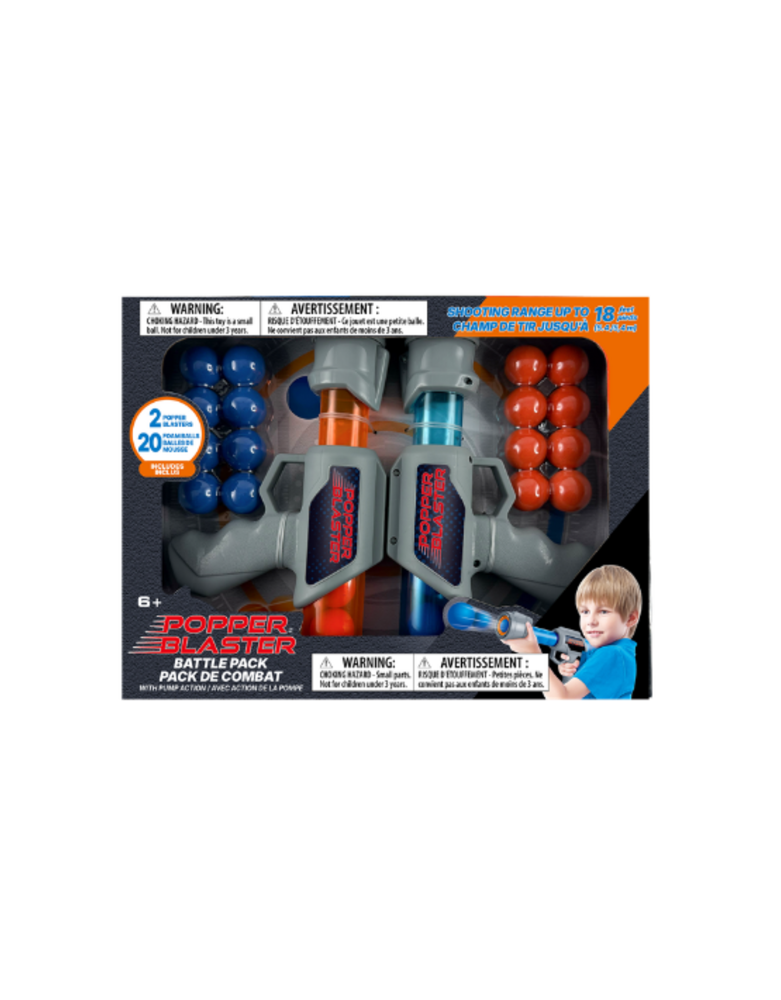 Popper Blaster 2 Pack W/ 20 Balls