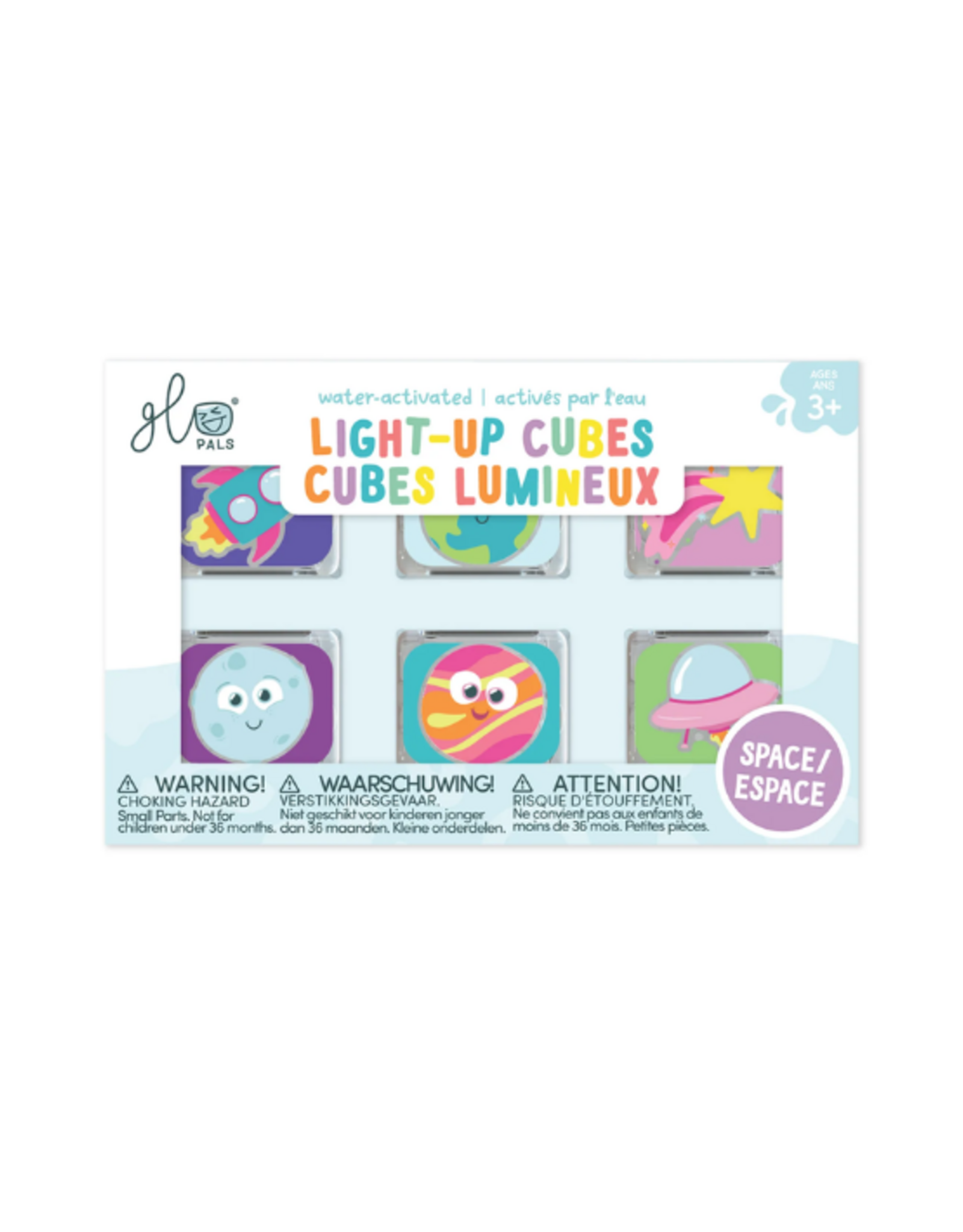 Glo Pals Glo Pals - Light-Up Cubes Space