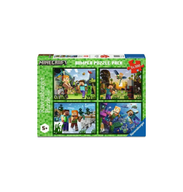 Ravensburger Ravensburger 4x100pcs Minecraft Bumper Puzzle Pack