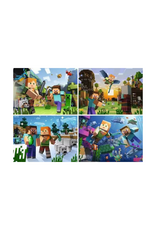 Ravensburger Ravensburger - 4x100pcs - Minecraft Bumper Puzzle Pack