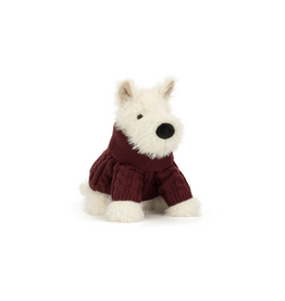 Jellycat Jellycat Munro Scottie Dog 'Winter Jumper'